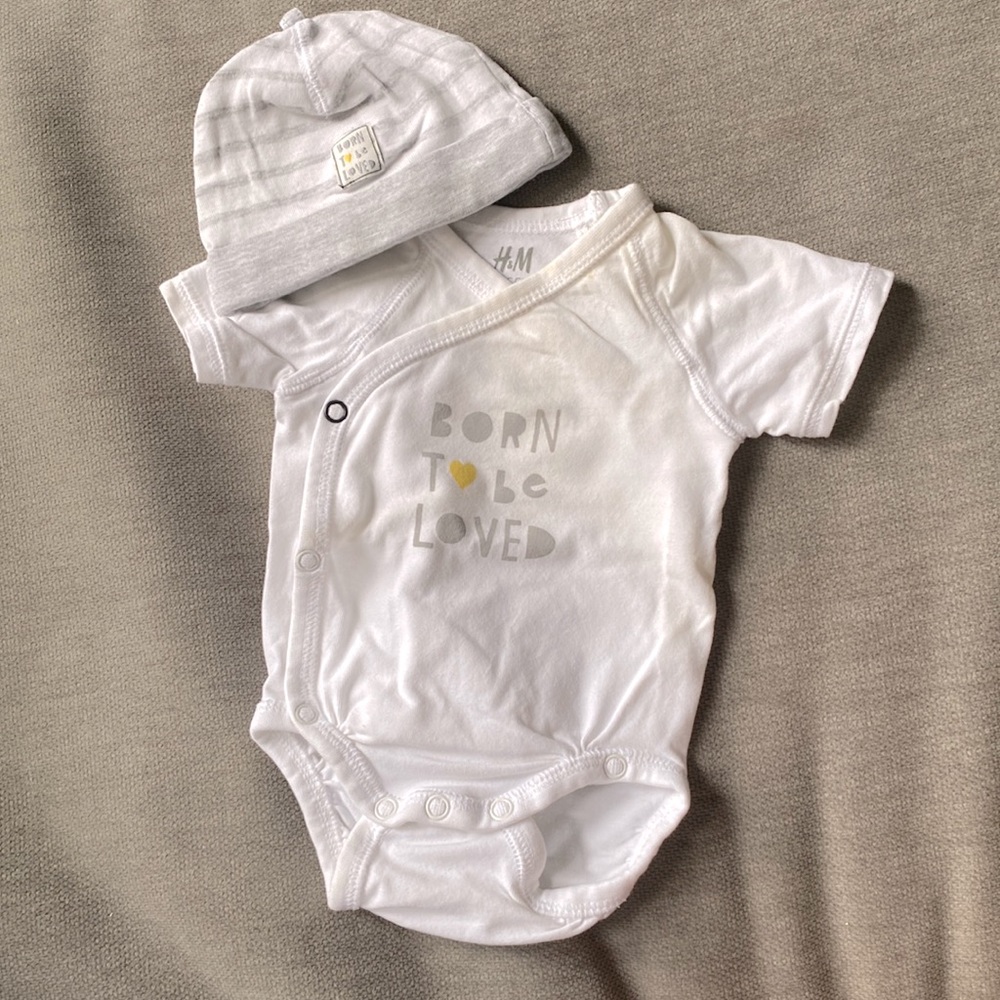 H&M Newborn Onesie and Hat